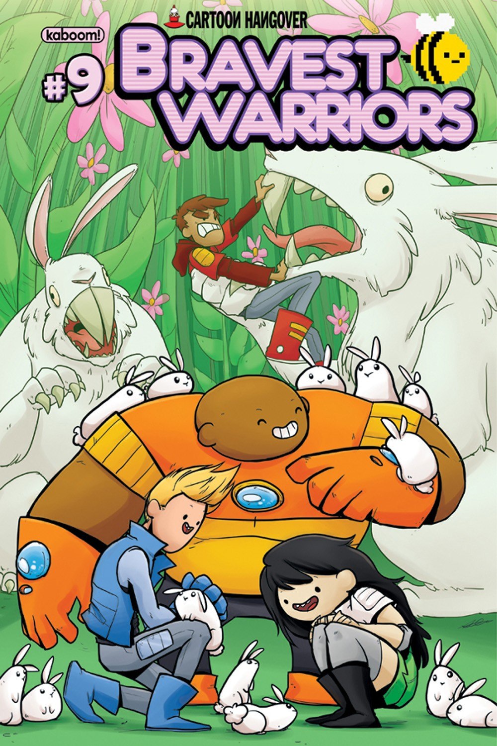 Комиксы по Храбрейшим Воинам:
- Bravest Warriors -30
- Bravest Warriors Annual 01
- Impossibear Special
- Paralyzed Horse Giant
- The Search for Catbug

Насколько я помню, номера 18-20 очень тесно с...