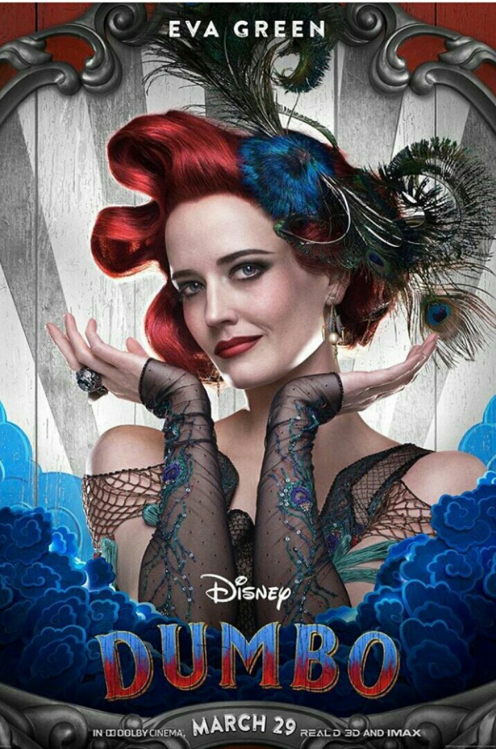 Новые постеры киноадаптации "Дамбо" от Тима Бёртона....