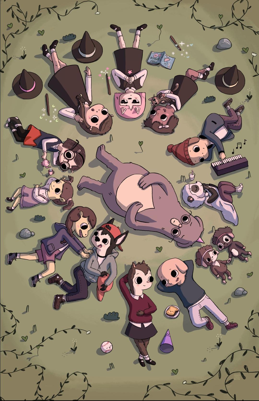 Официальные постеры по сериалу Summer Camp Island. 

Кстати, картун решил закосить под Нетфликс, поэтому все серии покажут 7 июля....