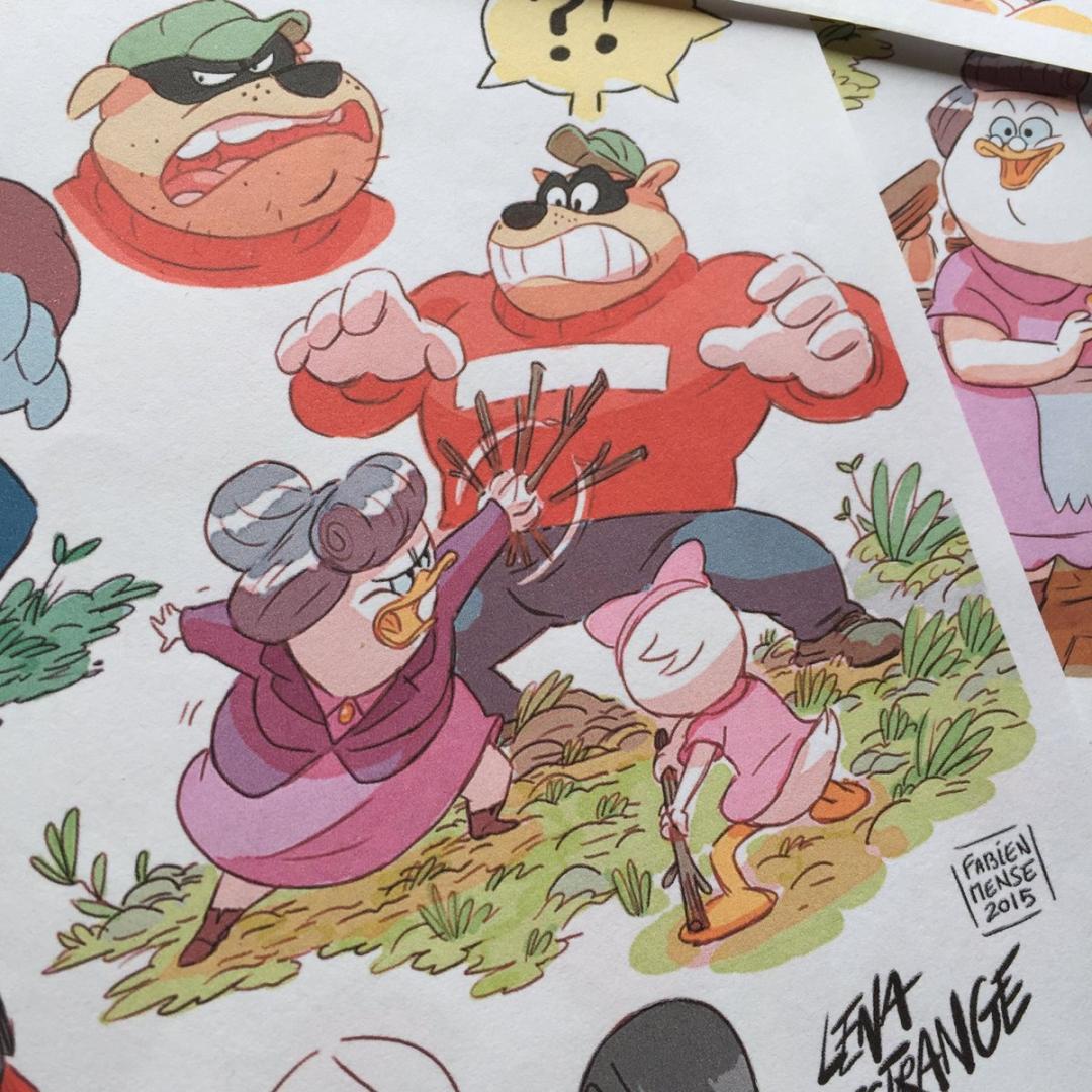 Ещё немного концептов по новым Уткам от иллюстратора Фэбиана Менса....