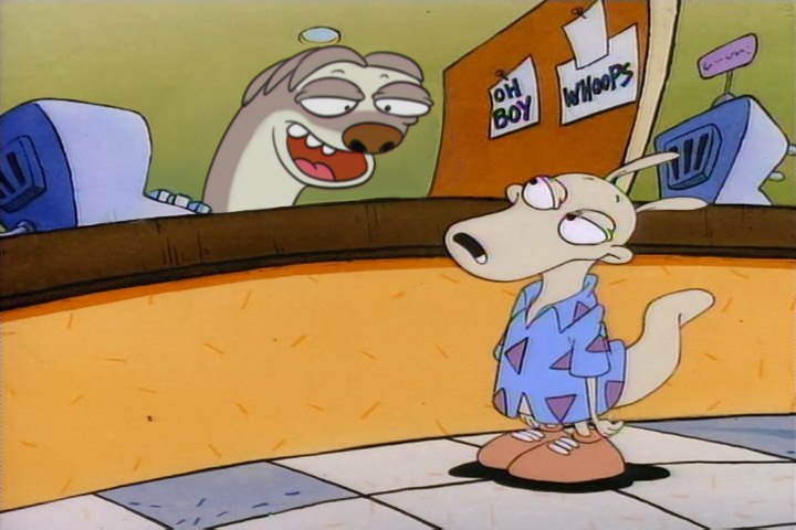 Существует целый блог, посвящённый перерисовке разных современных мультфильмов в стиле "Новой жизни Рокко". Вот так, например, выглядел бы Зверополис, появись он в 90-х на Nickelodeon....