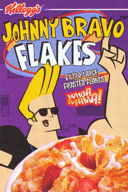 Вот такие хлопья могли бы продаваться в 2001 году от компании Kellogg's, но по какой-то причине их не стали пускать в производство....