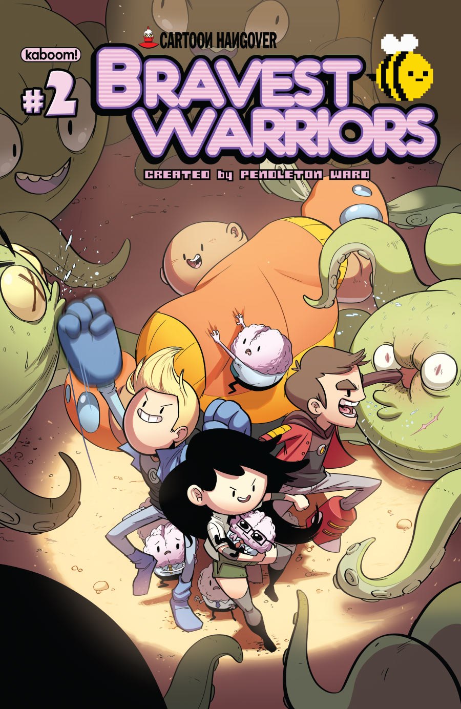 Комиксы по Храбрейшим Воинам:
- Bravest Warriors -30
- Bravest Warriors Annual 01
- Impossibear Special
- Paralyzed Horse Giant
- The Search for Catbug

Насколько я помню, номера 18-20 очень тесно с...