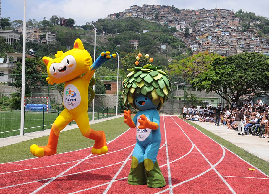 Талисманы Олимпийских Игрищ 2016 года...