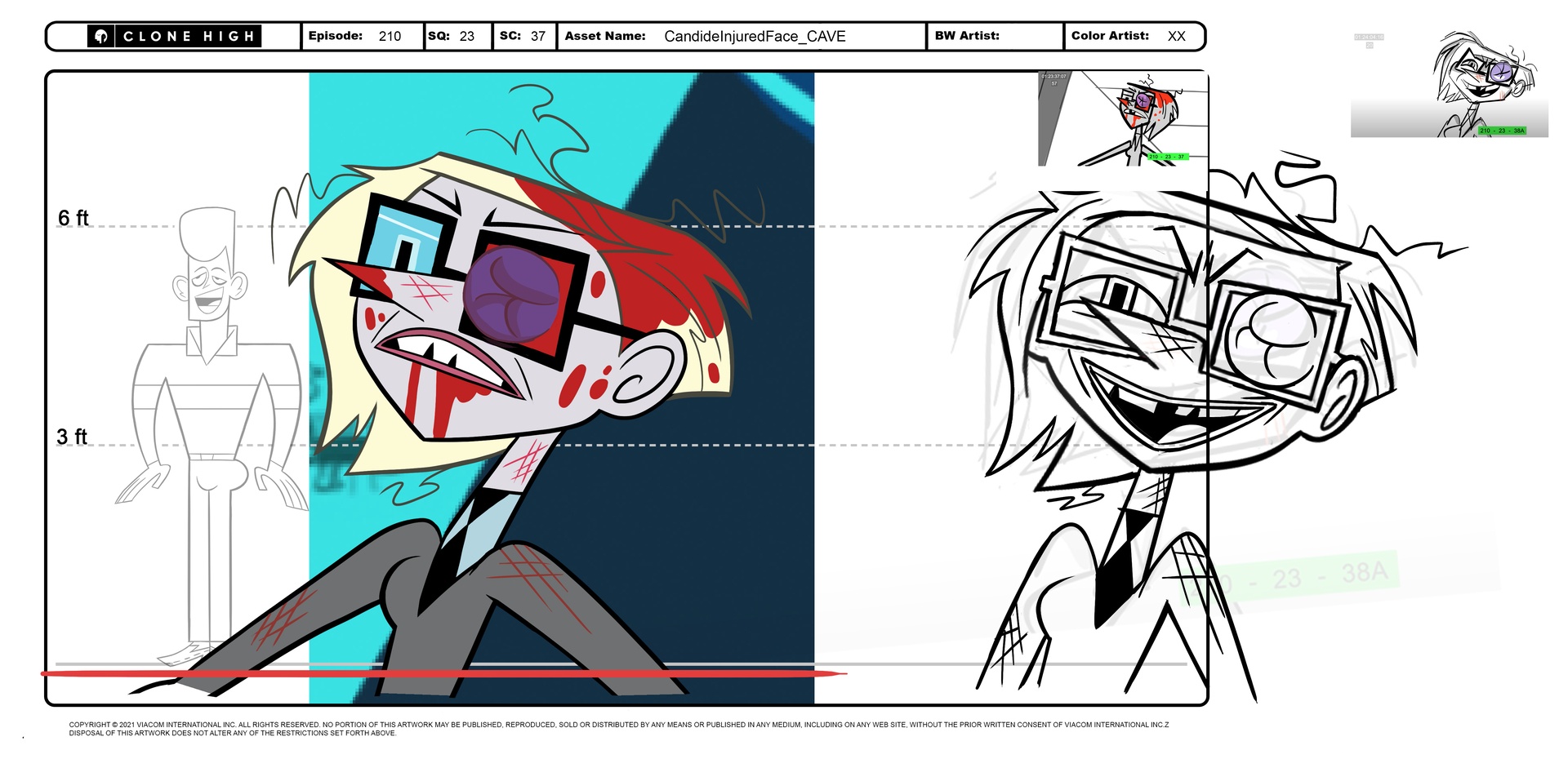 Кто-то нарыл рабочие материалы грядущего продолжения "Школы Клонов". Судя по всему, изменения будут минимальные. 
Больше материалов здесь: https://pamelalong.carbonmade.com/projects/7251187/35158406...