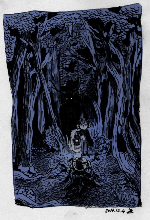 Over the garden wall