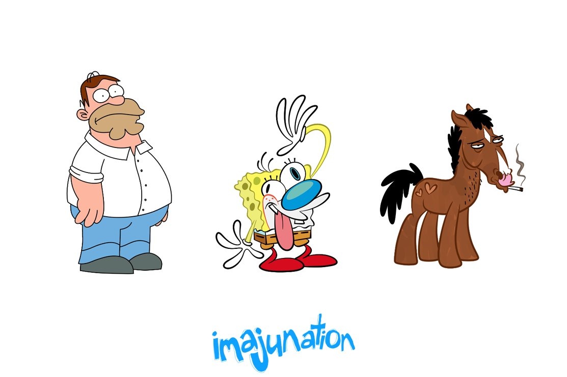 ekstremalnoesmeseniepersonazeirazlicnyxmultserialov